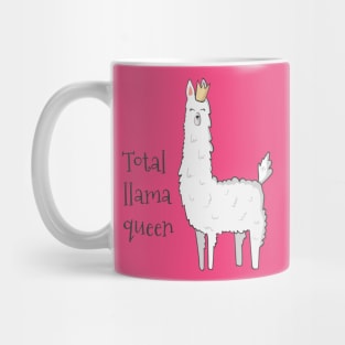 Total Llama Queen Mug